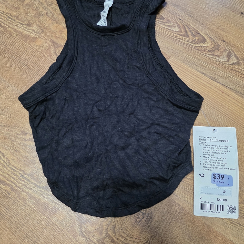 Lululemon Ribbed Cropped Tank